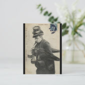 Der Reisende Postkarte (Stehend Vorderseite)