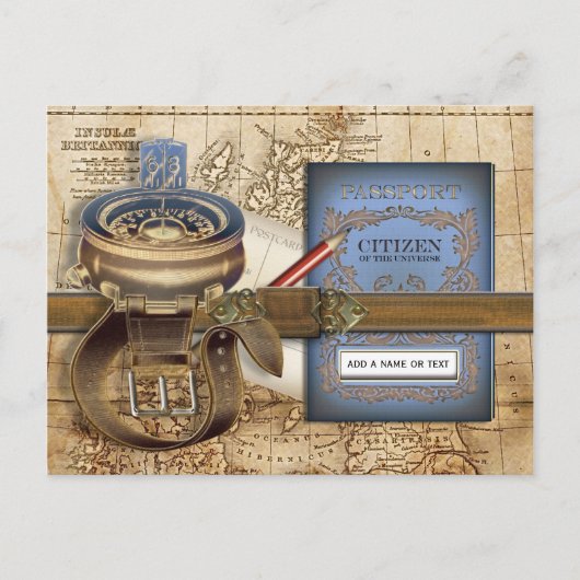 Der Reisende Postkarte (Vorderseite)