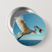 Der reisende Vogel Button (Vorne & Hinten)