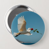 Der reisende Vogel Button (Vorne & Hinten)