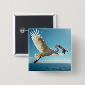 Der reisende Vogel Button (Vorne & Hinten)