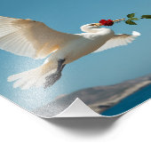 Der reisende Vogel Fotodruck (Ecke)