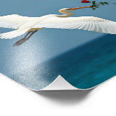 Der reisende Vogel Fotodruck (Ecke)