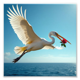 Der reisende Vogel Fotodruck