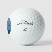 Der reisende Vogel Golfball (Logo)