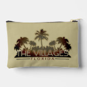 Der Reißverschluss der Villages Florida Zubehörtasche (Rückseite)