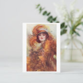 Der Reiz der grünen Augen Postkarte (Stehend Vorderseite)