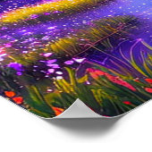 Der Reiz des Violetsumpfers Poster (Ecke)