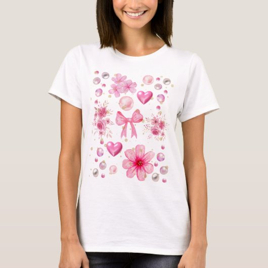 Der Reiz von Rosa T-Shirt (Vorderseite)