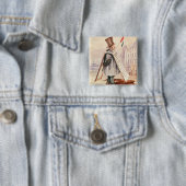 Der Reklametafel-Mann, Boulevard du Temple, 1839 Button (Beispiel)