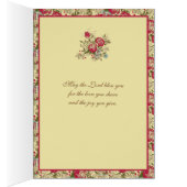 Der religiöse Angel der Girl Playing Violine Roses (Innen (Rechts))