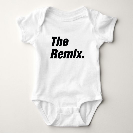 Der Remix Baby Strampler (Vorderseite)