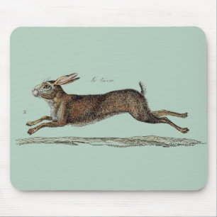 Der Rennende Hase zu Ostern Mousepad
