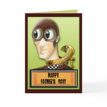 Der Rennfahrer (Vatertagskarte)