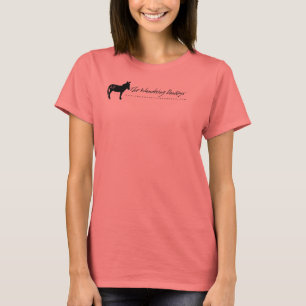 Der Rennläufer-Rückseiten-T-Shirt gebrannter T-Shirt