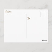 " DER REPOSE DER KATZLADY " POSTKARTE (Rückseite)