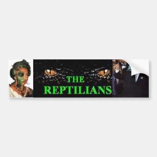 Der reptilians-Autoaufkleber Autoaufkleber
