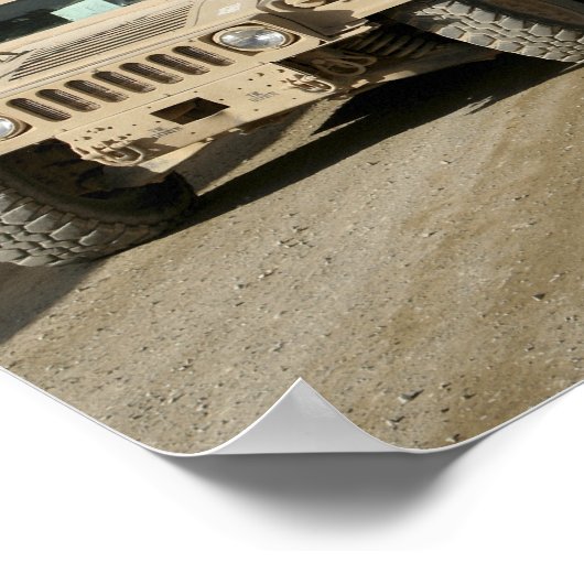 Der resistente Hinterhalt des Bergwerks Poster (Ecke)