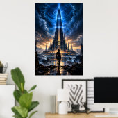 Der Resonanz-Turm Poster (Heimbüro)