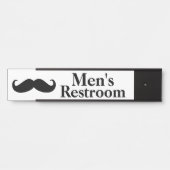 Der Restroom-Tür-Namensschild der Männer Türschild (Vorderseite )