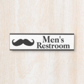 Der Restroom-Tür-Namensschild der Männer Türschild (Vorderseite )