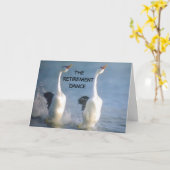 DER RETIREMENT-TANZ FÜR SIE KARTE (Gelbe Blume)