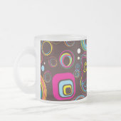 Der Retro Circle Mattiert Glass Coffee Tasse Cup d (Links)