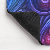 Der Retro-Lila-Paisley-Laptop, Desktop-Computer Mousepad (Ecke)