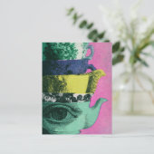 Der Retro-Wasserkocher-Stapel Postkarte (Stehend Vorderseite)