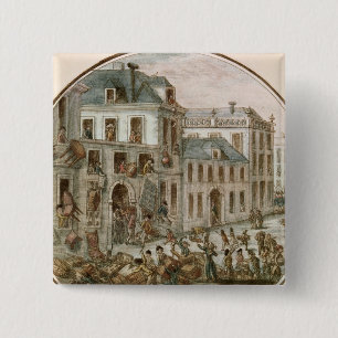 Der Reveillon Aufstand vom April 1789 Button