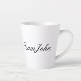 Der Revolutionäre Autor #TeamJohn-Tasse Milchtasse