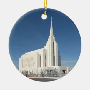 Der Rexburg LDS Tempel Keramik Ornament