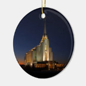 Der Rexburg LDS Tempel Keramik Ornament (Links)
