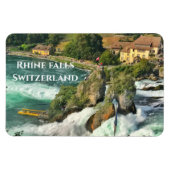 Der Rhein fällt in der Schweiz Magnet (Horizontal)