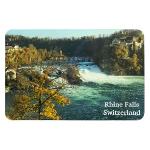 Der Rhein fällt in der Schweiz Magnet