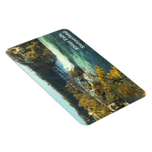 Der Rhein fällt in der Schweiz Magnet (Rechte Seite)