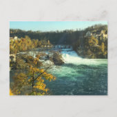 Der Rhein fällt in der Schweiz Postkarte (Vorderseite)