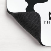 Der Rhino gerettet (weiß ver.) Mousepad (Ecke)