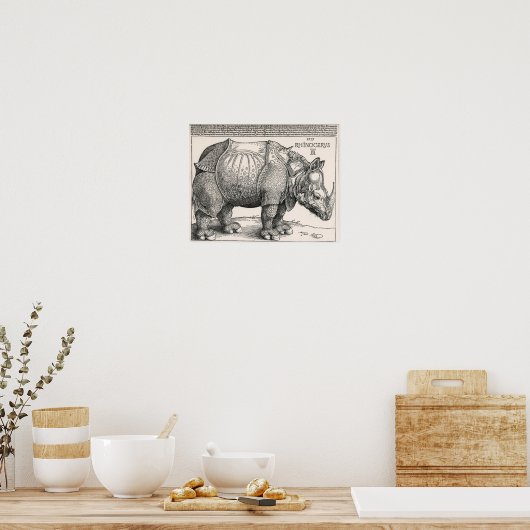 Der Rhino Poster (Küche)