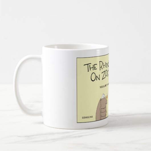 Der Rhinozeroskäfer Kaffeetasse (Links)