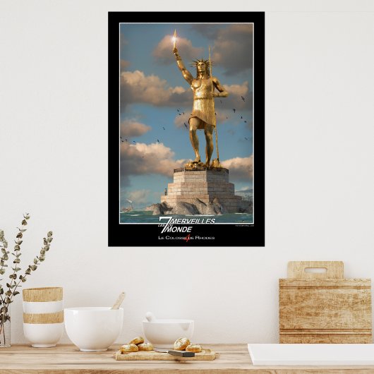 Der Rhodes-Koloss Poster (Küche)