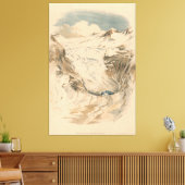 Der Rhone-Gletscher. Schweiz Leinwanddruck (Insitu (Wohnzimmer))