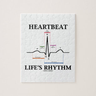 Der Rhythmus des Herzschlag-Lebens (ECG/EKG) Puzzle