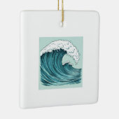 Der Rhythmus des Ozeans Keramikornament (Rechts)