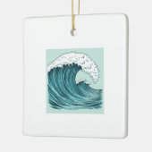 Der Rhythmus des Ozeans Keramikornament (Links)