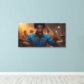 Der Rhythmus von Ace Canvas Print Leinwanddruck (Insitu (Holzboden))