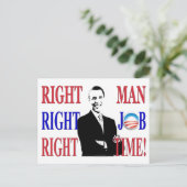 DER RICHTIGE MANN POSTKARTE (Stehend Vorderseite)