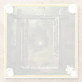 "Der richtige Weg" Glasuntersetzer (Rückseite)