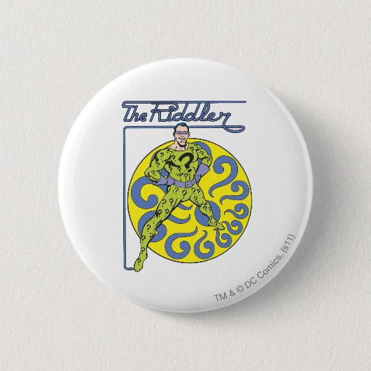 Der Riddler & Logo Violett Button (Vorderseite)