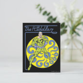 Der Riddler & Logo Violett Postkarte (Stehend Vorderseite)